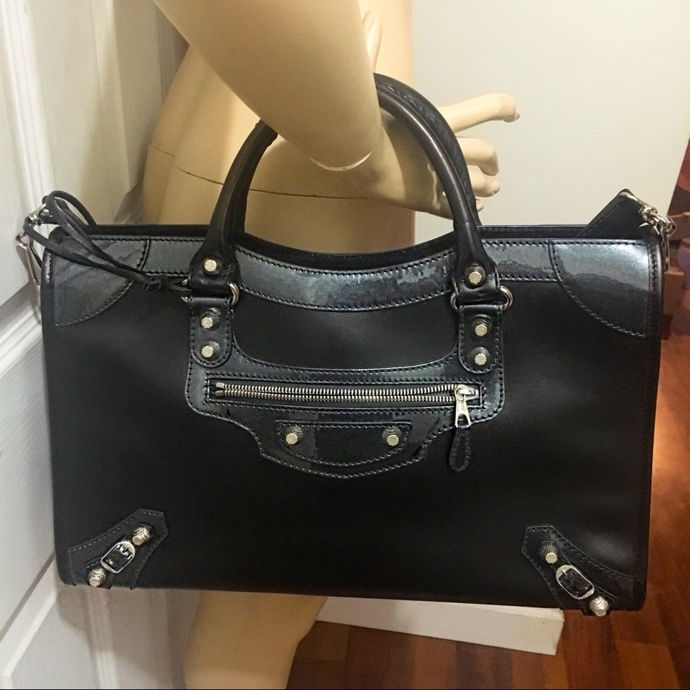 Balenciaga City Giant 12 Patent Leather & Leather - Picture 3 of 16
